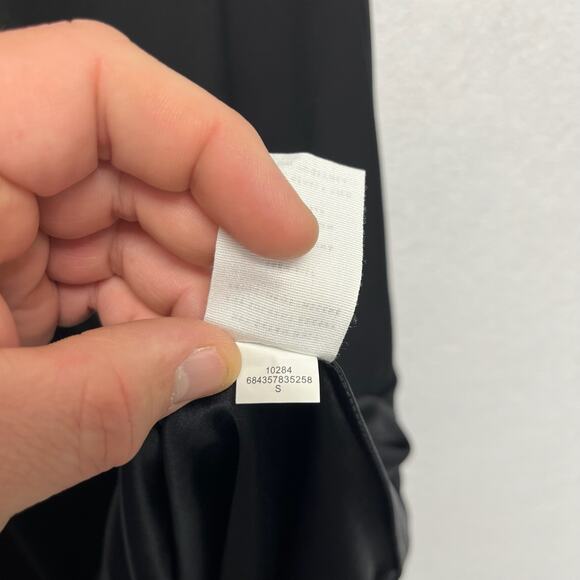 AYR Ten Outta Ten Black Silk Feminine Sexy Romantic Elegant Whimsy Goth Dress S - Picture 8 of 12